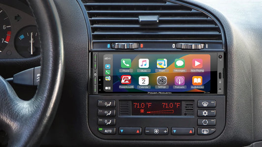 CP-71W Single DIN 6.5" Color Touchscreen Car Stereo with Bluetooth Connected Apple Carplay + Android Auto (New)