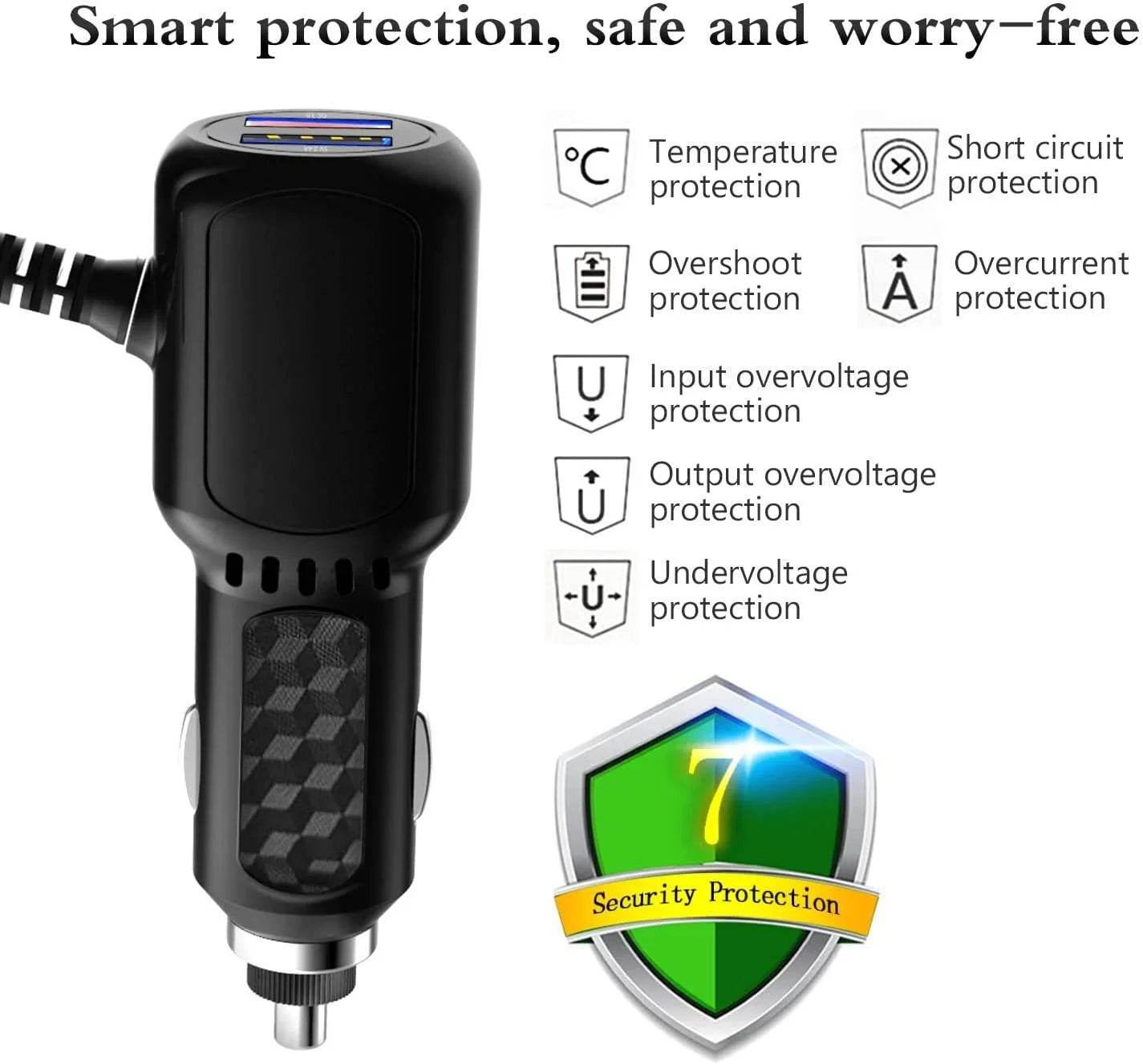 Radar Detector Power Cord,Dc3.5 Plug for Uniden Escort Valentine Beltronics Passport Cobra Whistler
