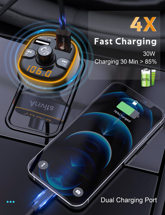 Bluetooth Wireless FM Transmitter