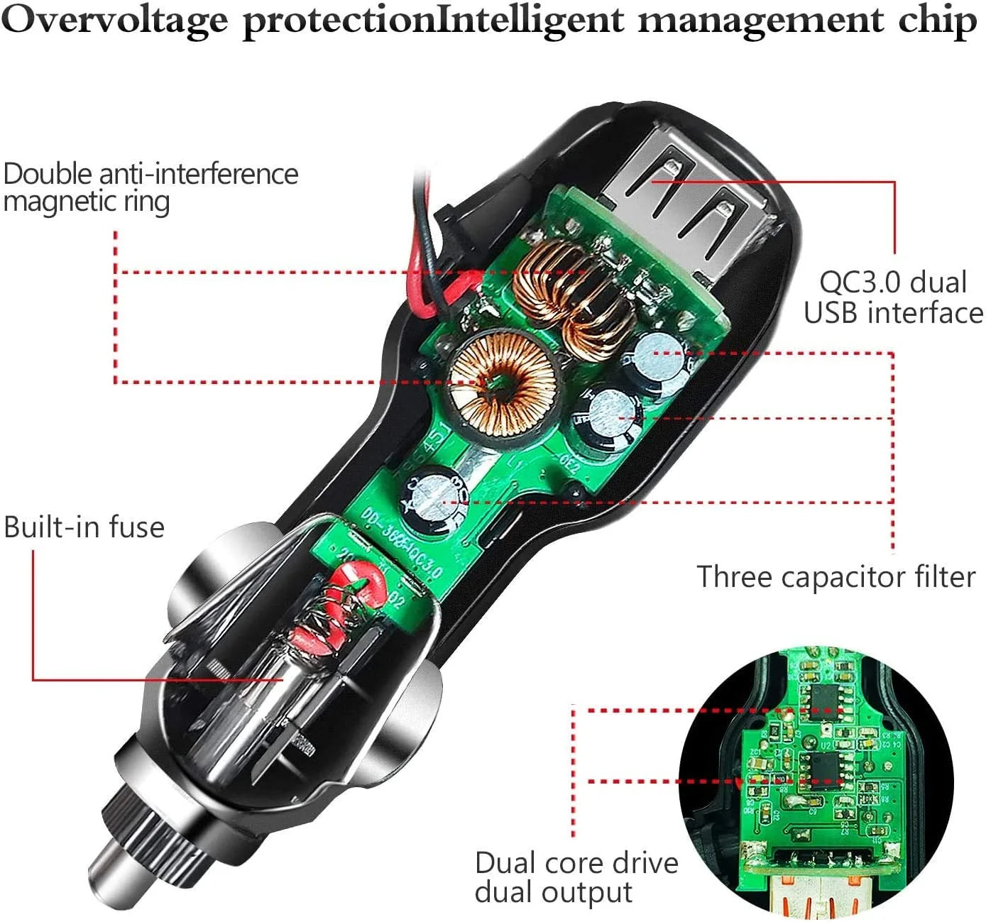 Radar Detector Power Cord,Dc3.5 Plug for Uniden Escort Valentine Beltronics Passport Cobra Whistler