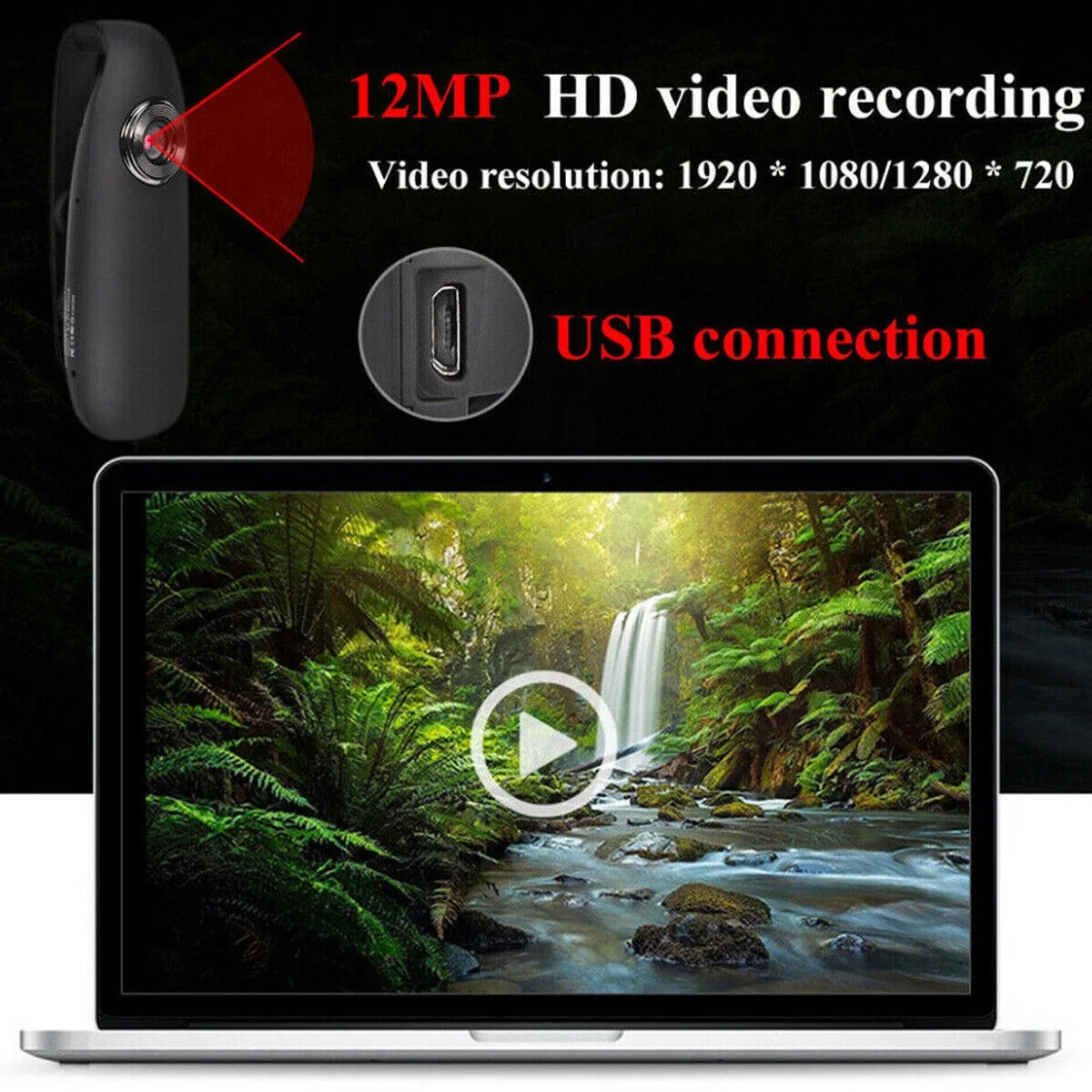 1080P HD Hidden Camera Mini Police Cam Mini Camera Police Video Recorder Body Cam Indoor Outdoor Camera Portable Pocket Recording