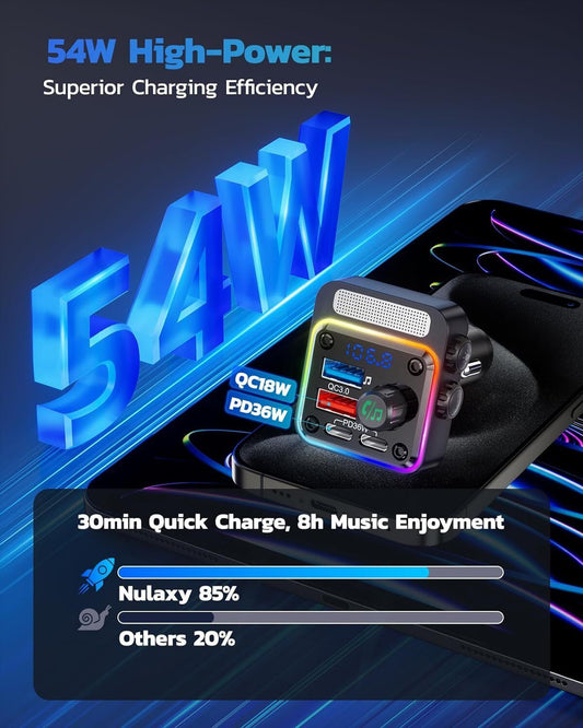 Cargador De Carro Para Celulares Con Blutu Bluetooth Musica Radio FM Llamadas