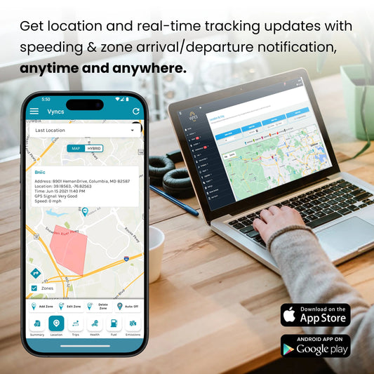 GPS Tracker for Vehicles 4G Dash Mount GPS Device