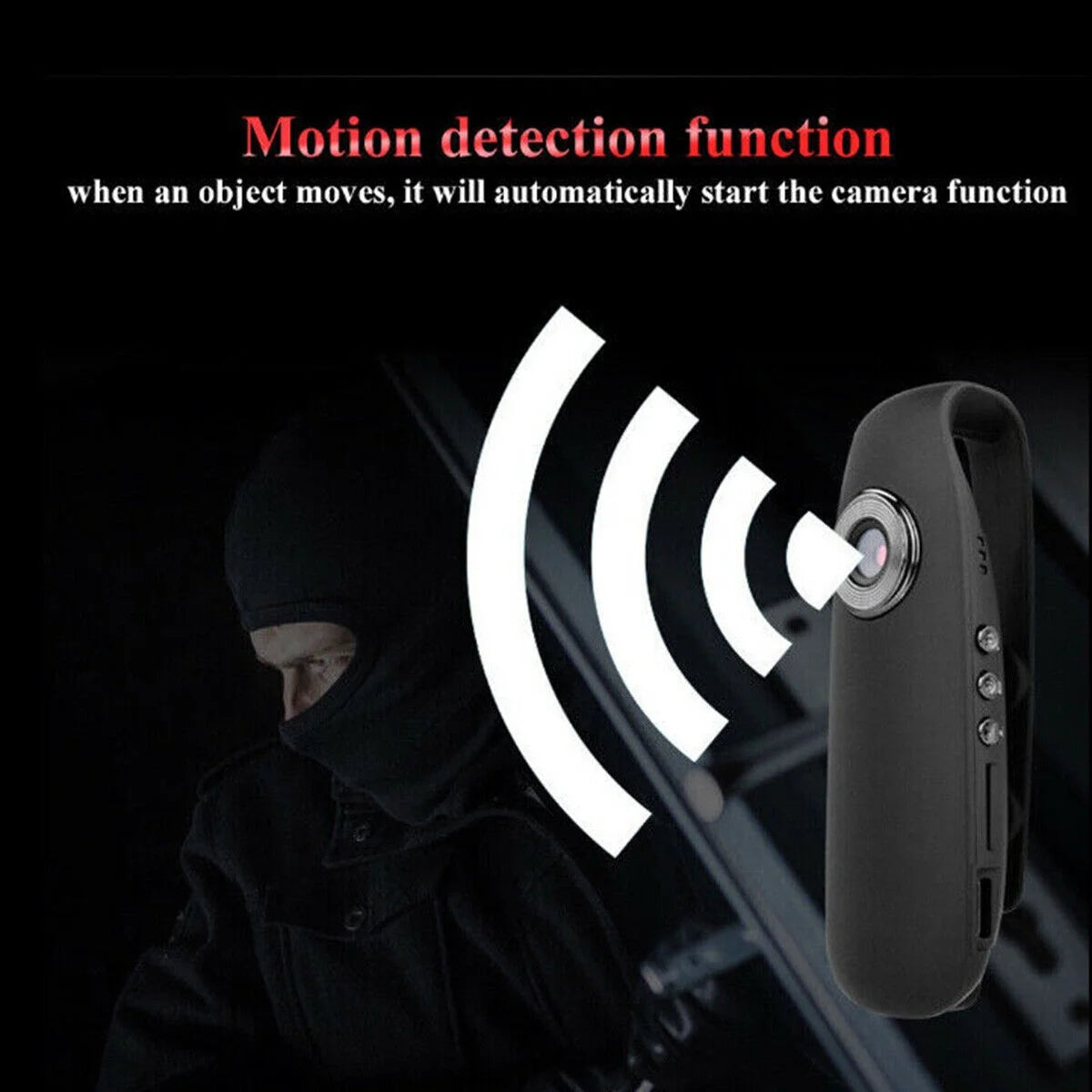 1080P HD Hidden Camera Mini Police Cam Mini Camera Police Video Recorder Body Cam Indoor Outdoor Camera Portable Pocket Recording