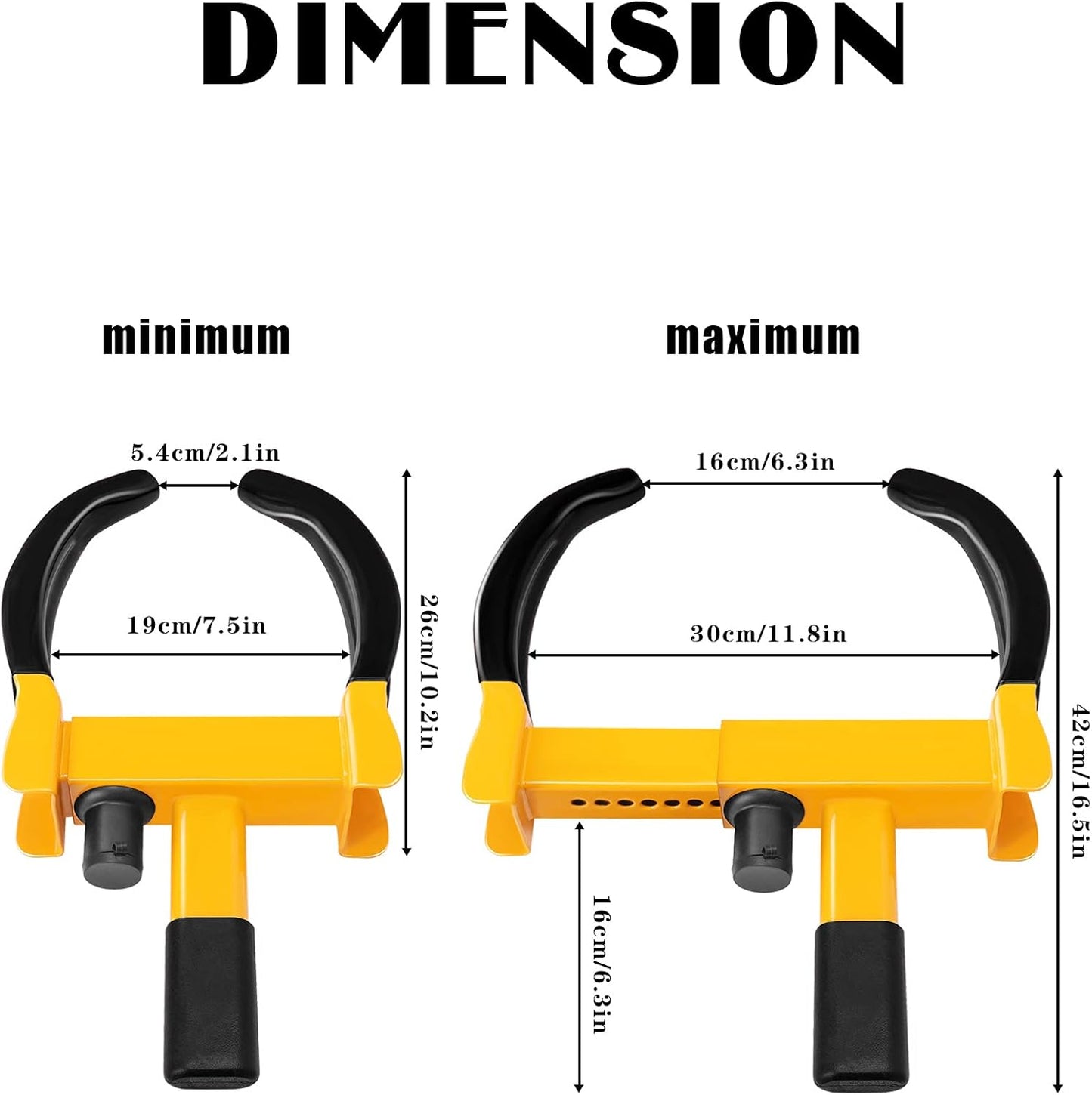 Steering Wheel Lock Seat Belt Lock Universal anti Theft Device Car Lock