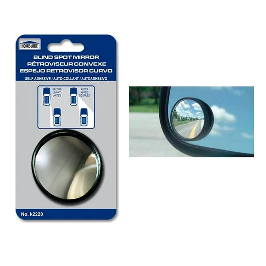 4 Car Side View Convex Mirror 2" Wide Rear Blind Spot Stick on anti Glare Safety