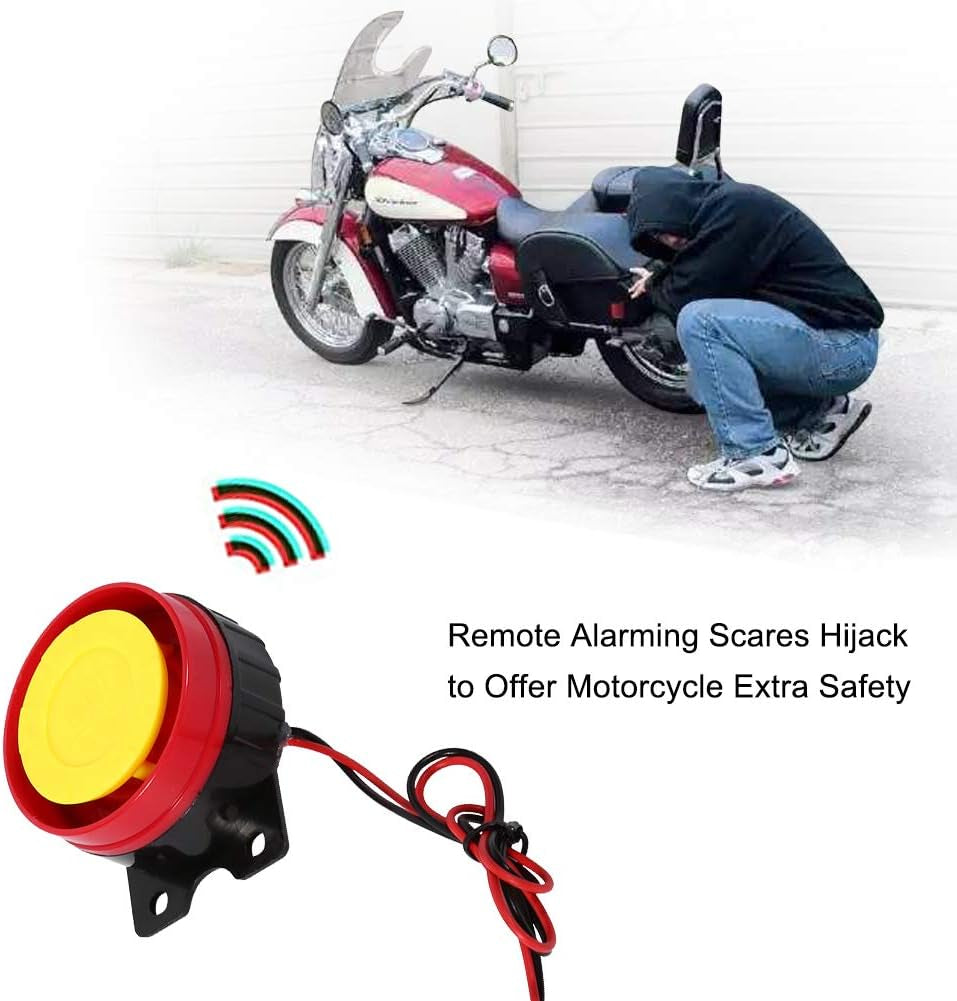 Motorcycle Security Kit Anti-Theft Alarm System Remote Control Engine Start Master Racing Alarm System of Motorcycle Master Racing Alarm System of Motorcycle 12V Scooter Alarm