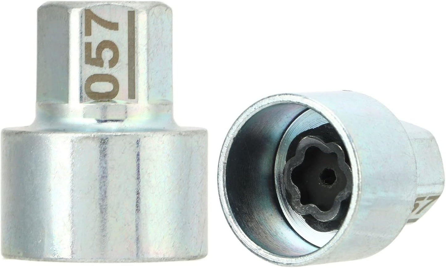 Car Wheel Lock Key anti Theft Lugnut Socket Metal Wheel Lock Lug Nut Remover Replacement for 1 3 5 6 7Series X1 X2 X3 X4 X5 X6 Z4 (060)