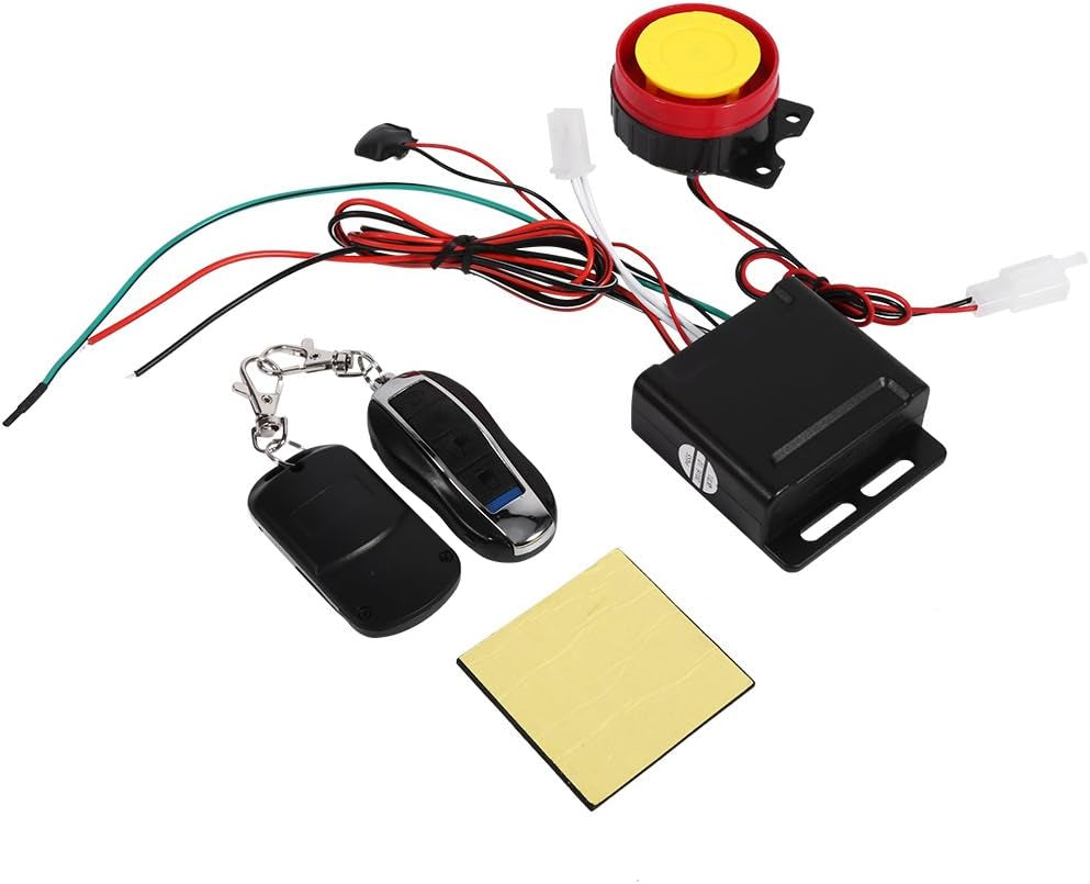 Motorcycle Security Kit Anti-Theft Alarm System Remote Control Engine Start Master Racing Alarm System of Motorcycle Master Racing Alarm System of Motorcycle 12V Scooter Alarm
