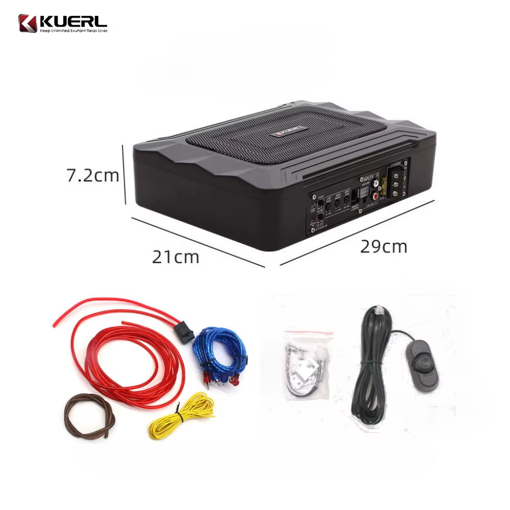 5X8 Inch Car Subwoofer Mini Car Audio Car Subwoofer with Amplifier Car Audio System Subwoofer Rms150W Subwoofer under the Seat