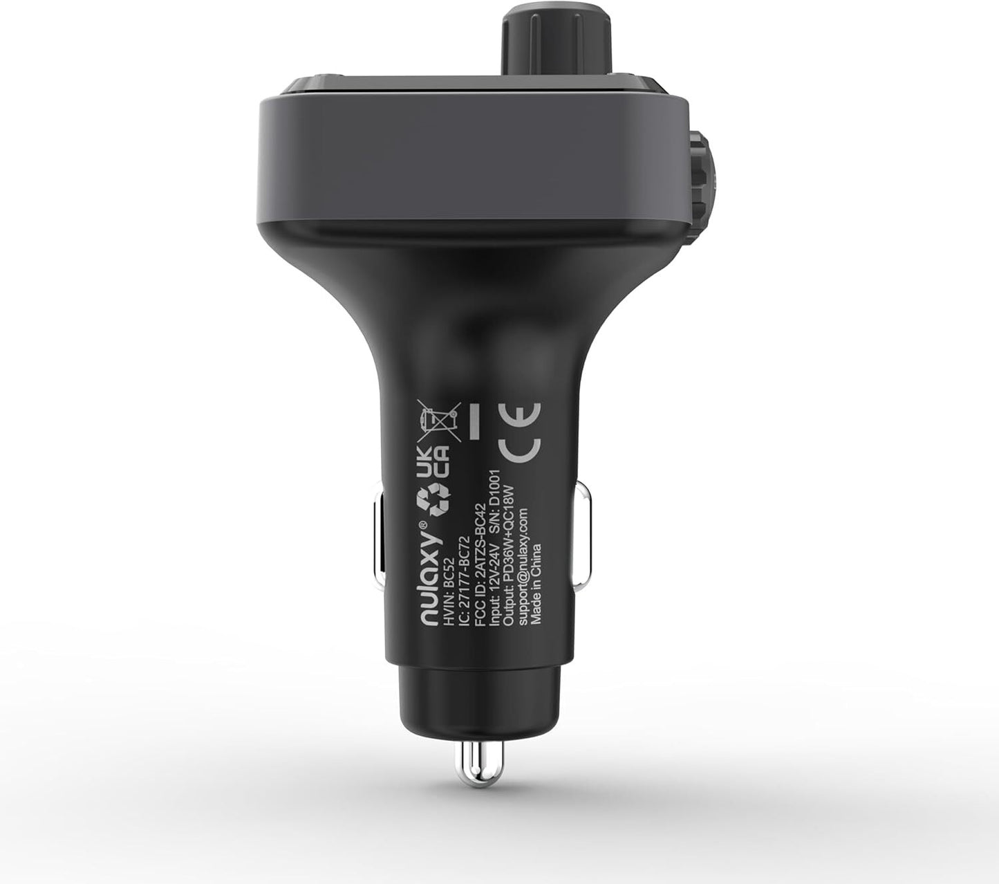 Cargador De Carro Para Celulares Con Blutu Bluetooth Musica Radio FM Llamadas