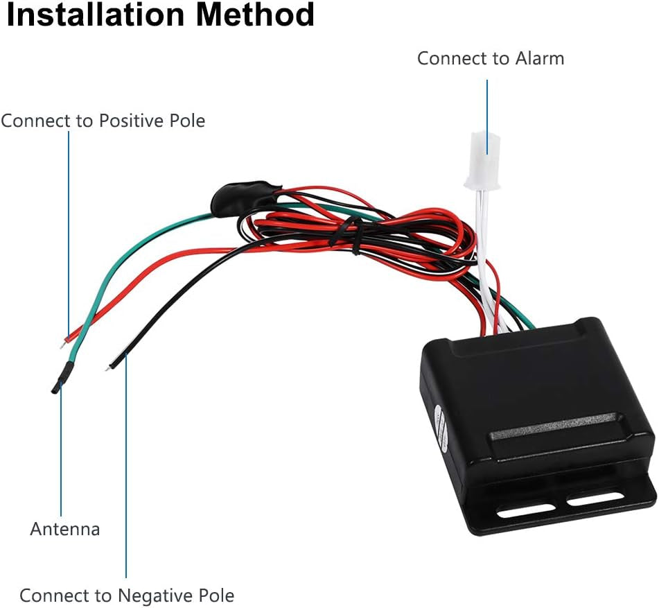 Motorcycle Security Kit Anti-Theft Alarm System Remote Control Engine Start Master Racing Alarm System of Motorcycle Master Racing Alarm System of Motorcycle 12V Scooter Alarm