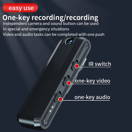 Small Body Camera 1080P Full HD ,Mini Body Camera with 128GB Memory Card,Premium Portable Body Camera with Night Vision and Motion Detection Wearable for Office, Law Enforcement, Security Guard