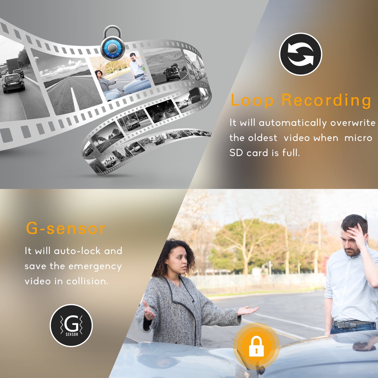 1080P Mirror Dash Cam for Car, 10" Full Touch Screen Dashcam Front and Rear, Night Vision, Parking Assist, Loop Recording, G-Sensor