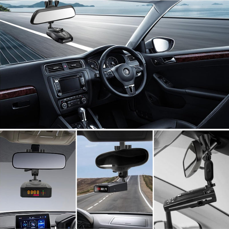 Car Rear View Mirror Radar Detector Mount, for Cobra RAD 480I Radar Detector,Eas