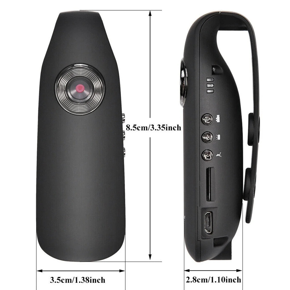 1080P HD Hidden Camera Mini Police Cam Mini Camera Police Video Recorder Body Cam Indoor Outdoor Camera Portable Pocket Recording
