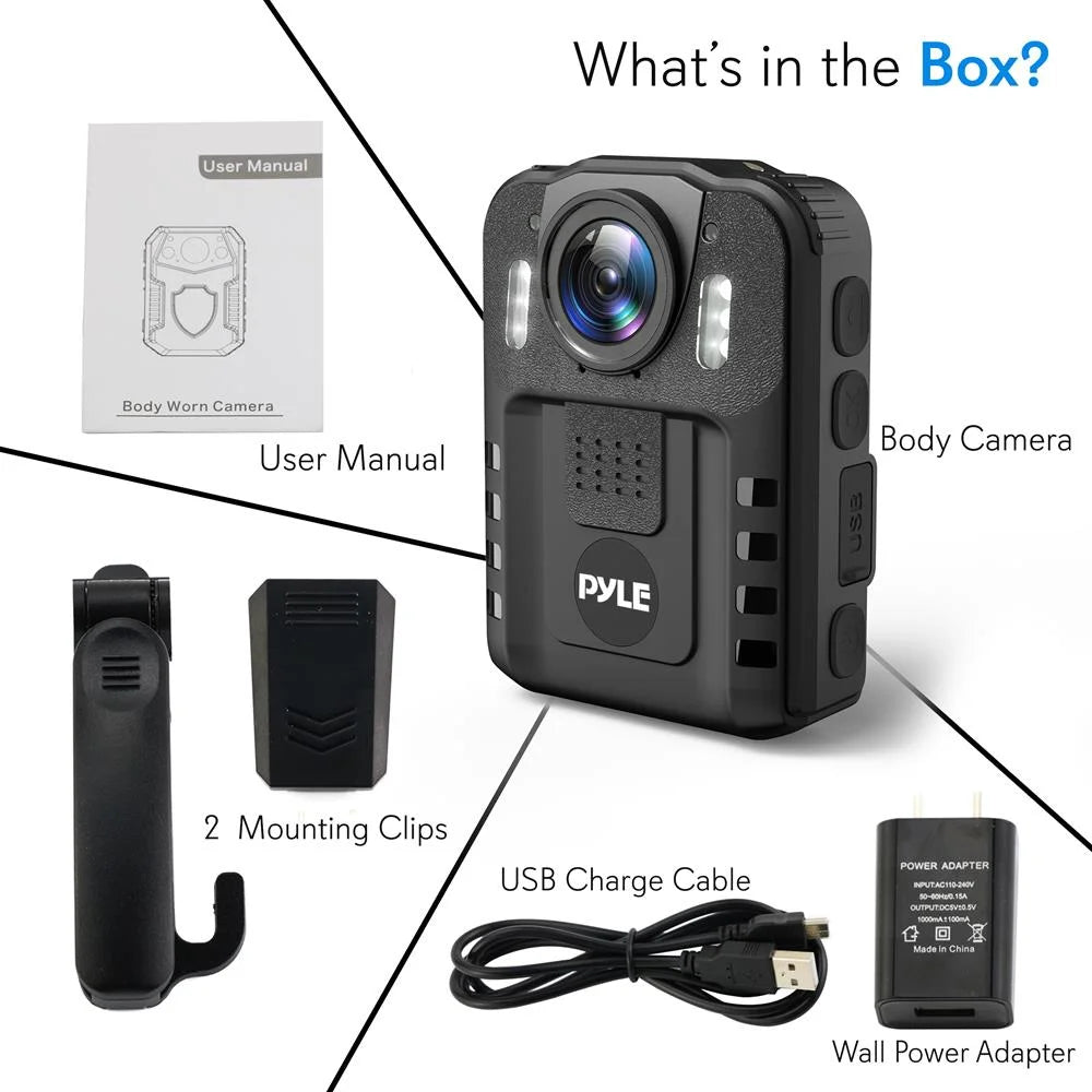 HD 2304X1296P Rechargeable Wireless Waterproof Wearable Law Enforcement Mini Surveillance Cam Police Security Video Compact Camera HD 2304X1296P Rechargeable Wireless Mini Surveillance Cam