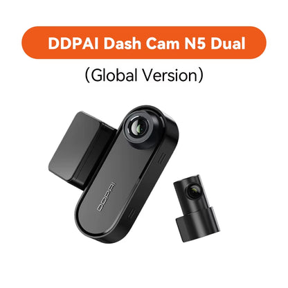 4K Dash Cam N5 Dual Front and Rear 4K Ultra HD Resolution AI Dash Camera Nightvis ADAS GPS Auto Record