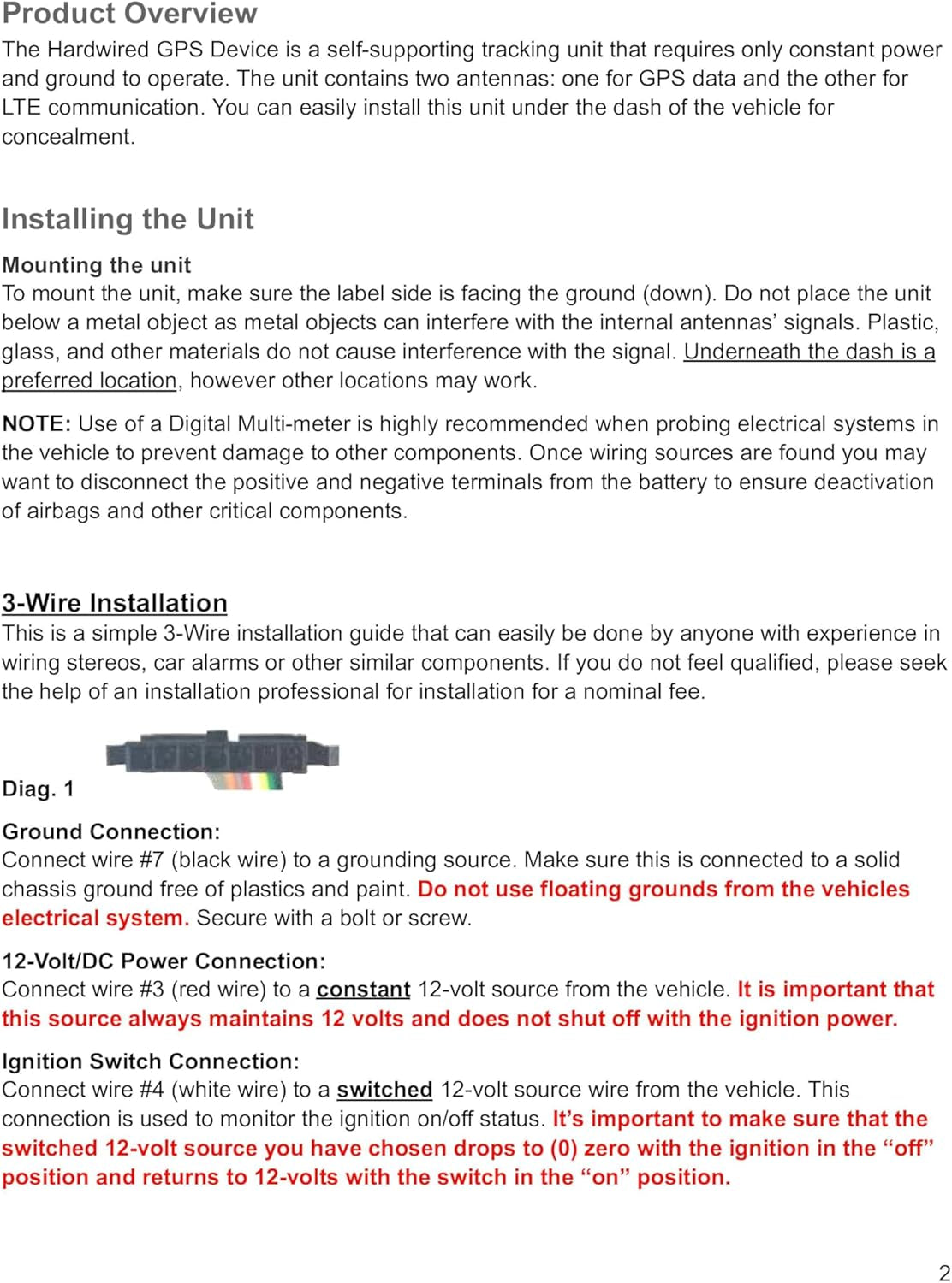 Hardwire 4G GPS Tracker with Kill Switch | Starter Disable GPS Tracking | Rental Car Companies | Turo | Fleets Battery Operated