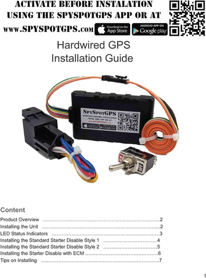 Hardwire 4G GPS Tracker with Kill Switch | Starter Disable GPS Tracking | Rental Car Companies | Turo | Fleets Battery Operated