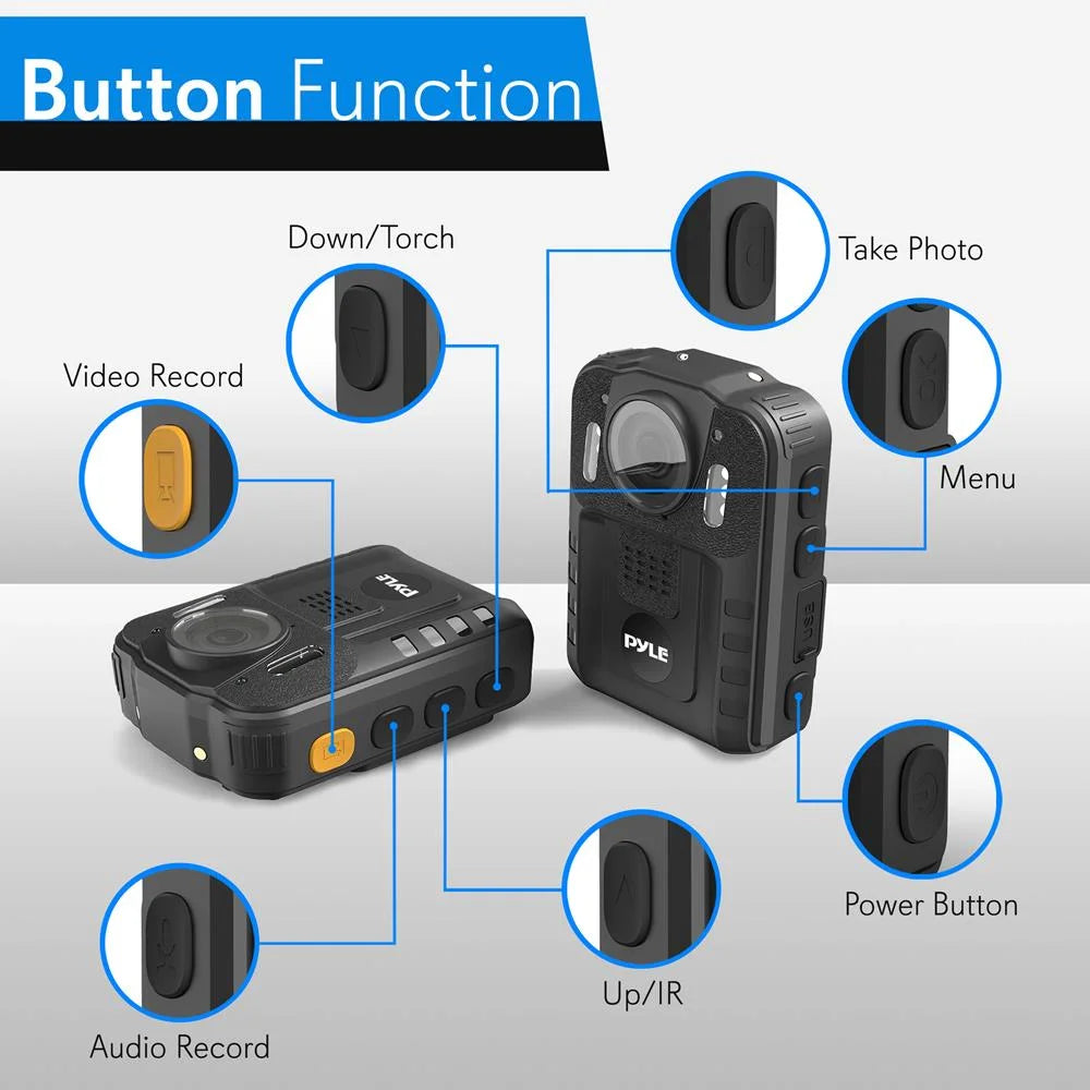 HD 2304X1296P Rechargeable Wireless Waterproof Wearable Law Enforcement Mini Surveillance Cam Police Security Video Compact Camera HD 2304X1296P Rechargeable Wireless Mini Surveillance Cam