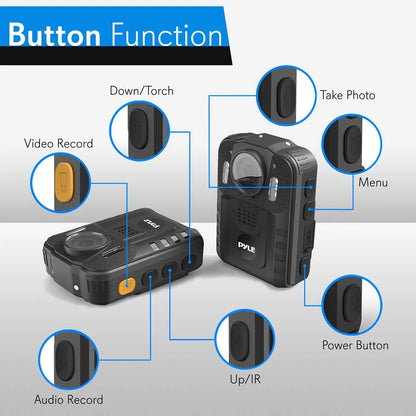 HD 2304X1296P Rechargeable Wireless Waterproof Wearable Law Enforcement Mini Surveillance Cam Police Security Video Compact Camera HD 2304X1296P Rechargeable Wireless Mini Surveillance Cam