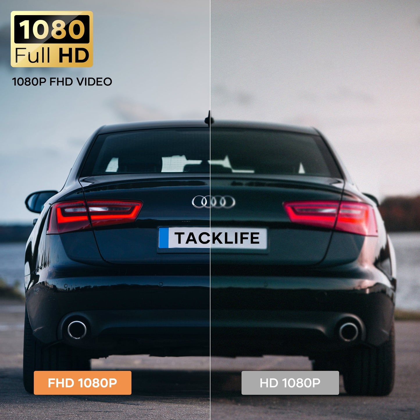 Car Dash Cam, 1080P Full HD Dash Camera, 1.5" LCD Screen, 170° Wide Angle, Emergency and Loop Recording, Parking Monitor, Night Vision,G-Sensor, WDR