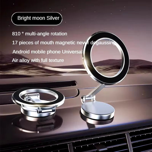 Car Magnetic Folding Phone Holder Antishake Holder Suction Cup Car Navigation Phone Holder