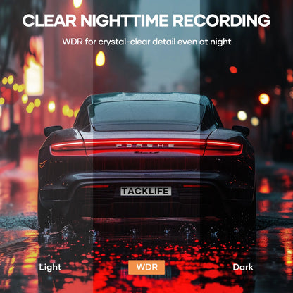 Car Dash Cam, 1080P Full HD Dash Camera, 1.5" LCD Screen, 170° Wide Angle, Emergency and Loop Recording, Parking Monitor, Night Vision,G-Sensor, WDR