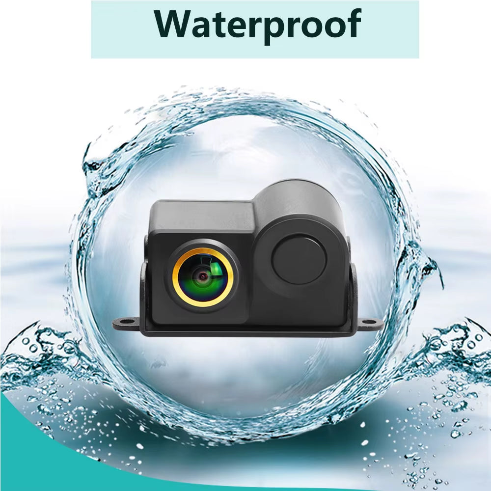 180 Degree 1080P Car Video Parking Sensor Reverse Visible Radar Detector System Night Vision Waterproof Reverse Camera