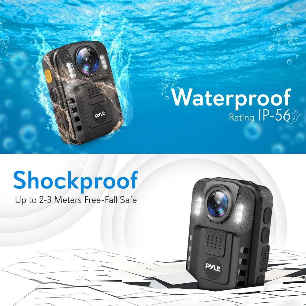 HD 2304X1296P Rechargeable Wireless Waterproof Wearable Law Enforcement Mini Surveillance Cam Police Security Video Compact Camera HD 2304X1296P Rechargeable Wireless Mini Surveillance Cam