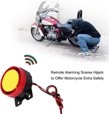 Motorcycle Security Kit Anti-Theft Alarm System Remote Control Engine Start Master Racing Alarm System of Motorcycle Master Racing Alarm System of Motorcycle 12V Scooter Alarm