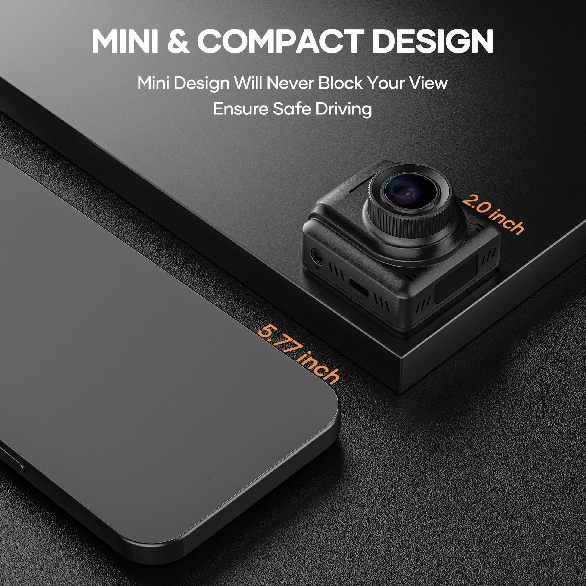 Car Dash Cam, 1080P Full HD Dash Camera, 1.5" LCD Screen, 170° Wide Angle, Emergency and Loop Recording, Parking Monitor, Night Vision,G-Sensor, WDR