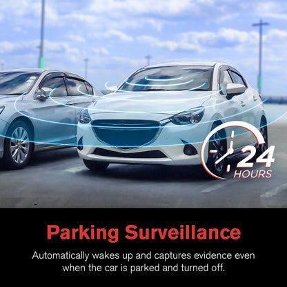 (2 Pack)  Roadcam Mirror 1080P Mirror Mount Dash Cam, Universal Compatibility with Smart G-Sensor, 4.7" Monitor, Adjustable Lens, Wide Angle View, BT533147