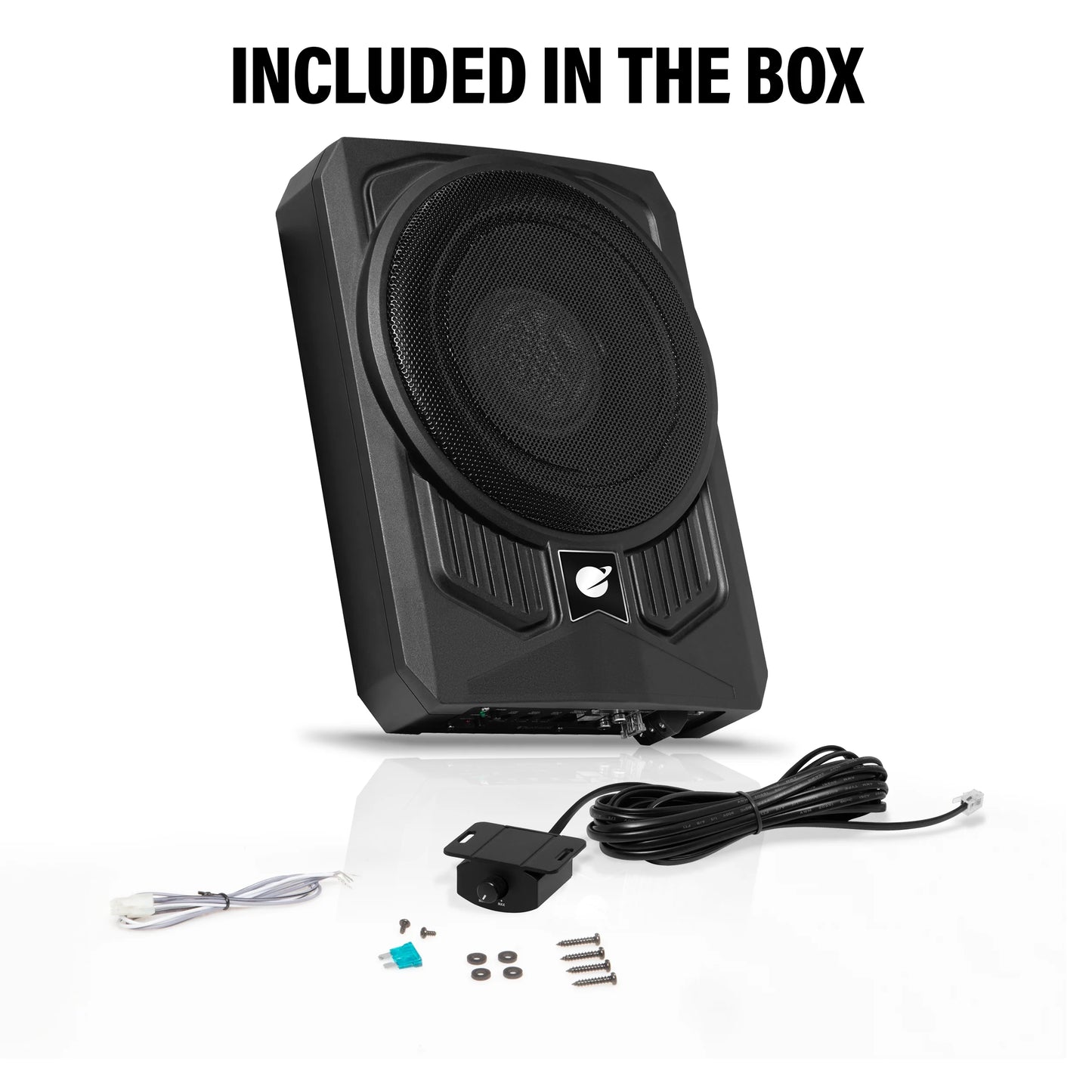 P10AW 10 Inch 1000 Watt under Seat Powered Car Subwoofer
