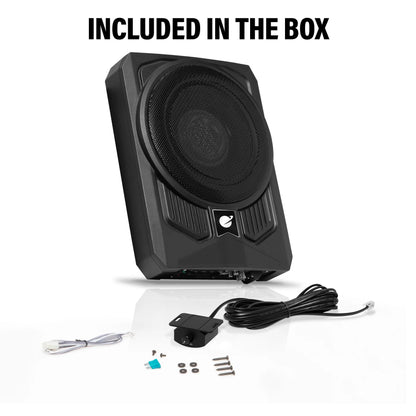 P10AW 10 Inch 1000 Watt under Seat Powered Car Subwoofer