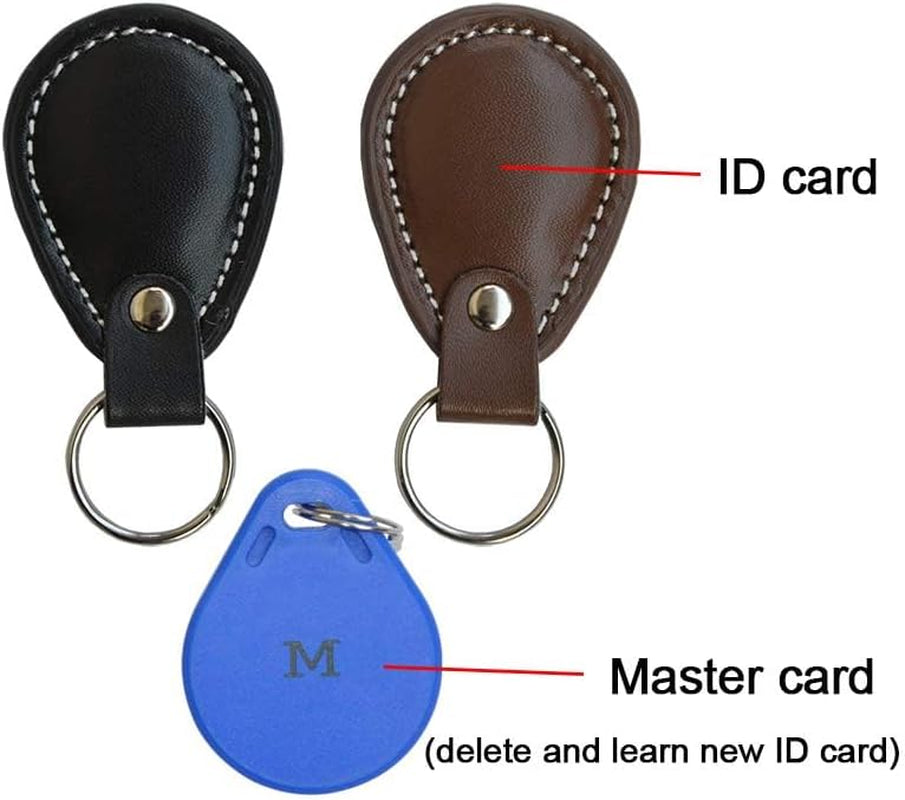 Car RFID Push to Start Ignition Kit, Keyless Go Engine Start Stop Button System with Leather Key, Anti-Thief Double Layer Start Protection for Most DC12V Cars