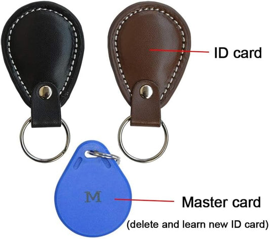 Car RFID Push to Start Ignition Kit, Keyless Go Engine Start Stop Button System with Leather Key, Anti-Thief Double Layer Start Protection for Most DC12V Cars