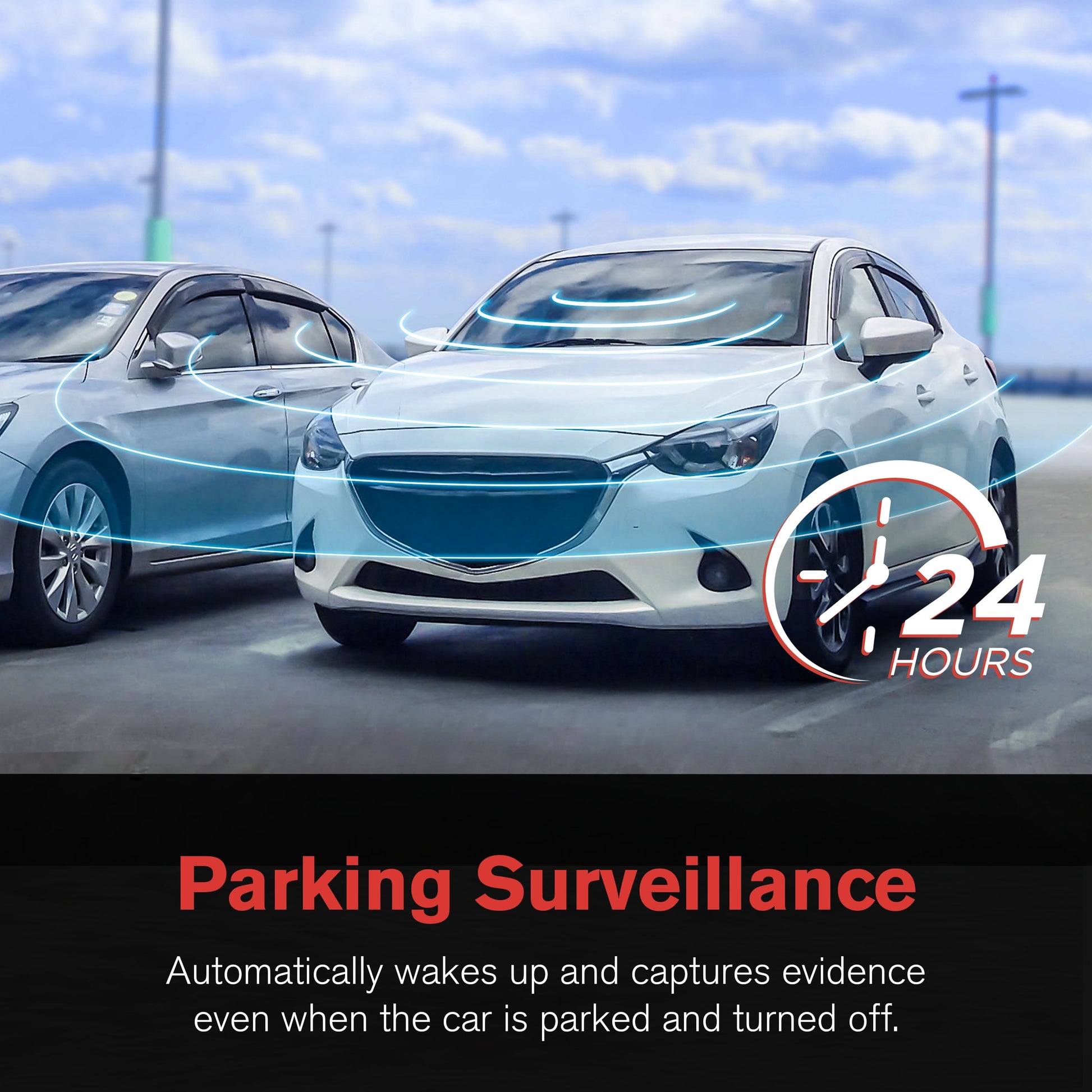(2 Pack)  Roadcam Dual Two-Way Recording Dash Cam with 1080P Front and Interior Cabin View, Smart G-Sensor, Wi-Fi App Compatible, 16GB SD Card Included. BT532698