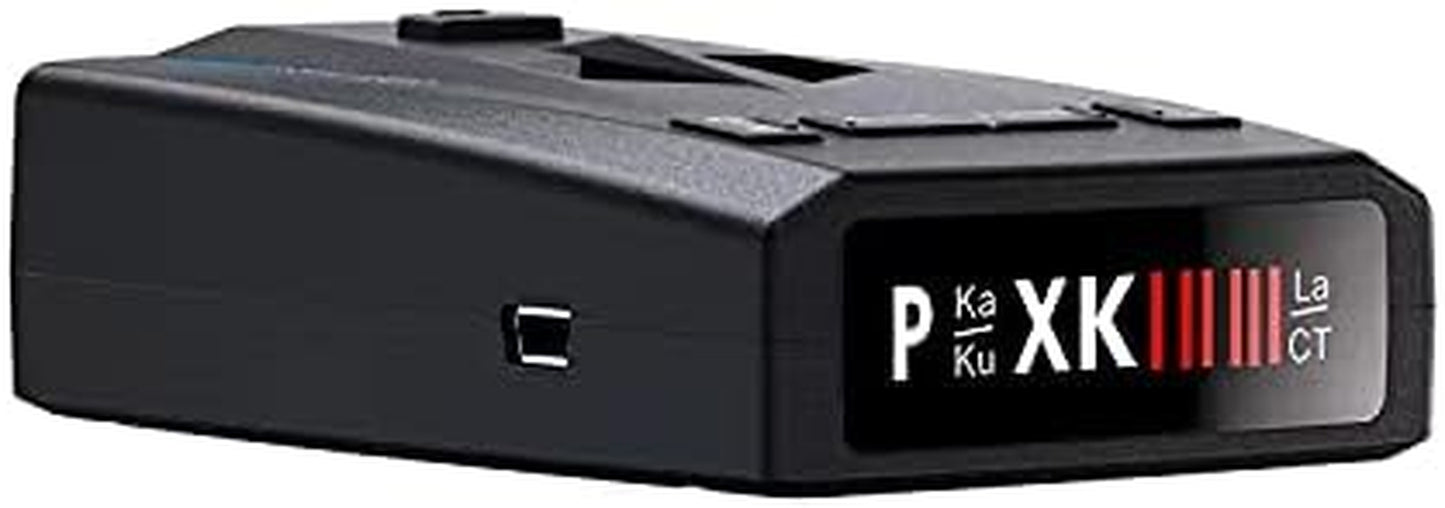 Radar Detector, Radar Detector for Cars, Prompt Speed, City/Road Mode, 360-Degree Detection Strategy Radar Detector Kit with LED Display (BLAK1), 103Mmx65Mmx28Mm