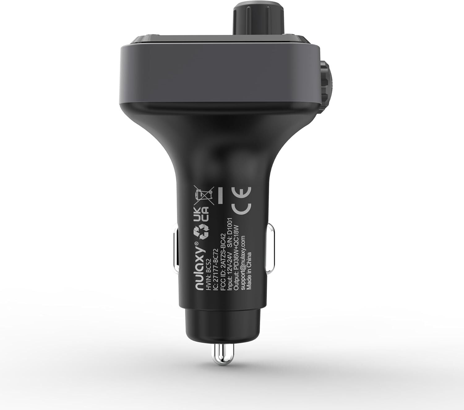 Cargador De Carro Para Celulares Con Blutu Bluetooth Musica Radio FM Llamadas