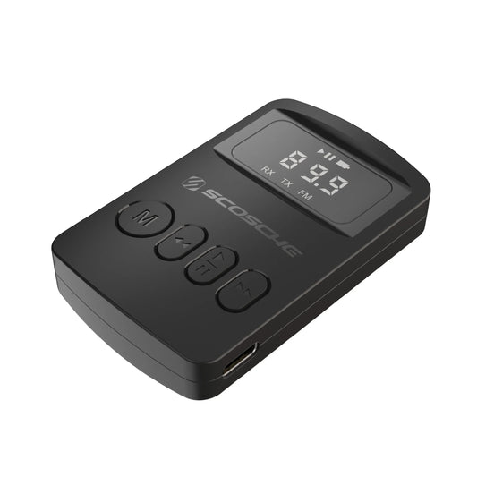 BTTRFM-SP Portable Bluetooth FM Transmitter/Receiver Compatible W/ Home/Car Stereo, Airplane