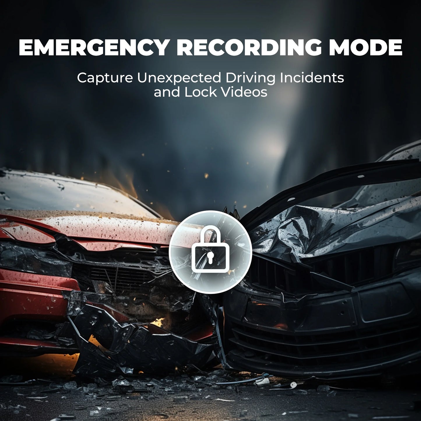 Tacklife 4K Car Dash Cam, Front Dashcam with Wifi & GPS, 2" IPS Screen, 170° Wide Angle, Loop and Emergency Recording, Parking Monitor, G-Sensor, WDR