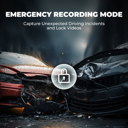 Tacklife 4K Car Dash Cam, Front Dashcam with Wifi & GPS, 2" IPS Screen, 170° Wide Angle, Loop and Emergency Recording, Parking Monitor, G-Sensor, WDR