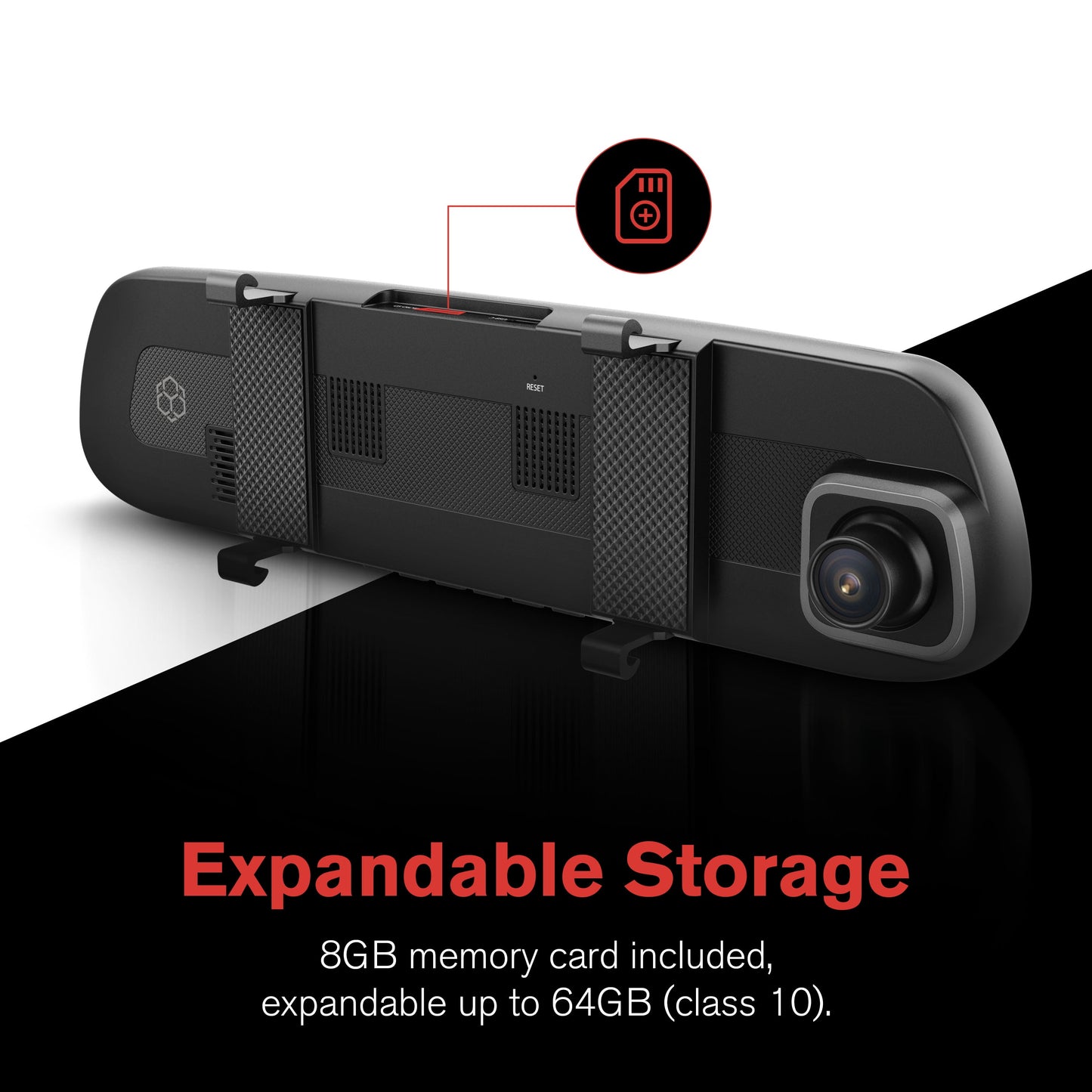 (2 Pack)  Roadcam Mirror 1080P Mirror Mount Dash Cam, Universal Compatibility with Smart G-Sensor, 4.7" Monitor, Adjustable Lens, Wide Angle View, BT533147