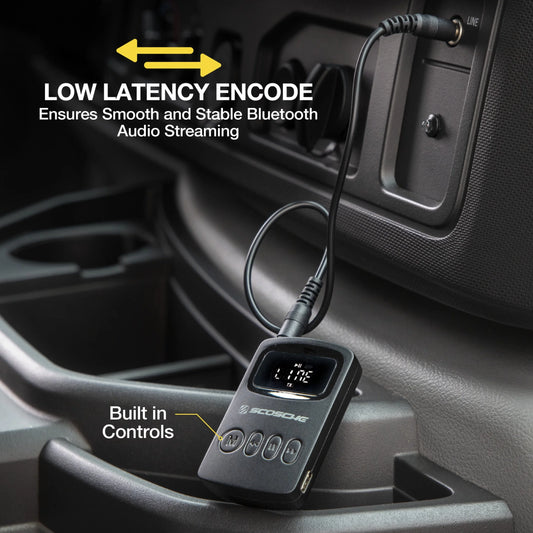 BTTRFM-SP Portable Bluetooth FM Transmitter/Receiver Compatible W/ Home/Car Stereo, Airplane