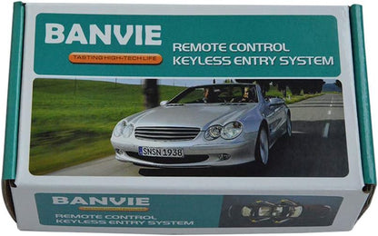 Car Keyless Entry System, Car Central Power Door Lock with 4 Button Remote Control Transmitter, Electrical Anti-Theft Installations for Vehicles