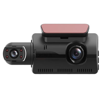 Universal 3'' LCD Car DVR 1080P HD Dash Cam Dual Lens Recorder Wide Angle Camera with Night Vision, G-Sensor, Crash Detection, Parking Monitor