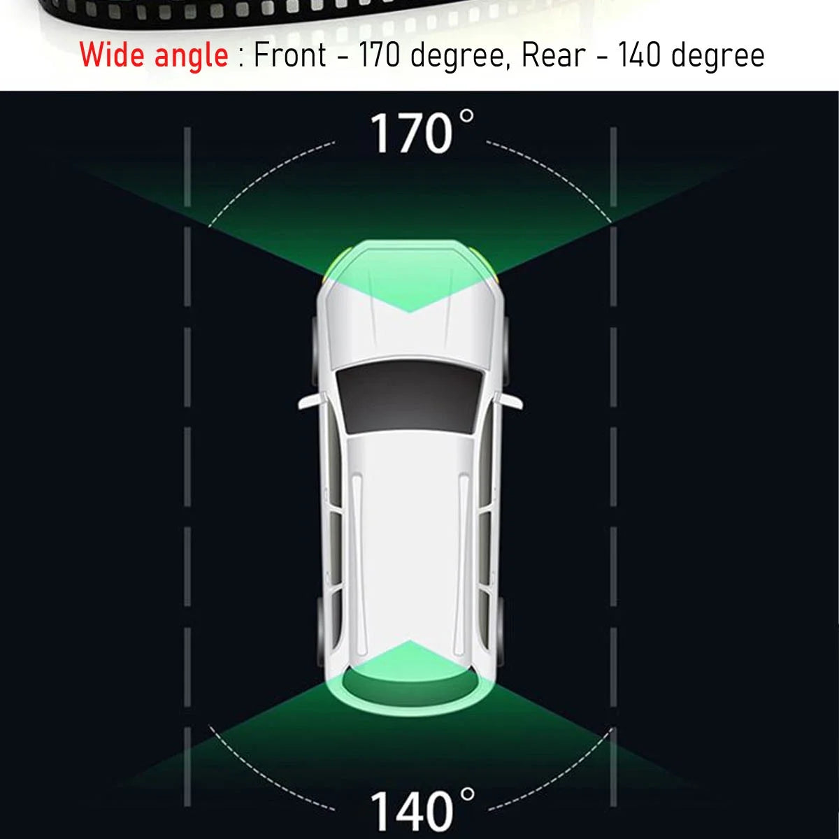 IFCOW 10" 1080P Mirror Dash Cam,Full Touch Screen Backup Camera Front and Rear View Parking Monitor with Super Night Vision, Motion Detection, Loop Recording 24H Parking Mode,Easy to Install