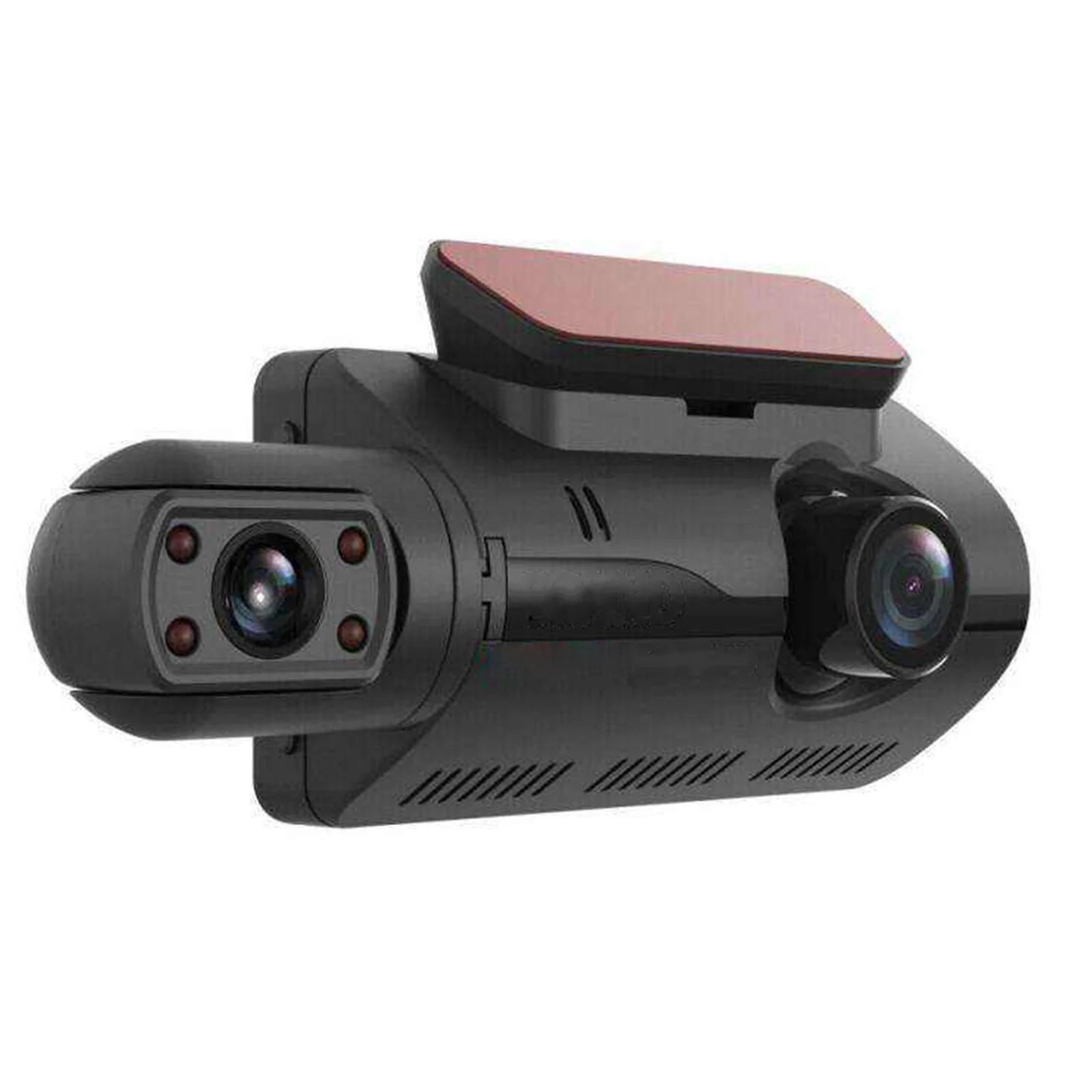 Universal 3'' LCD Car DVR 1080P HD Dash Cam Dual Lens Recorder Wide Angle Camera with Night Vision, G-Sensor, Crash Detection, Parking Monitor